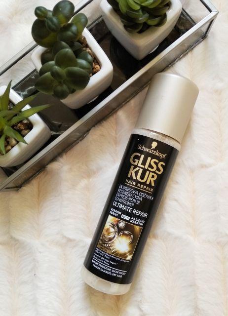 Schwarzkopf Gliss Kur, Ultimate Repair, Odżywka do włosów w sprayu, Regeneracyjna, Ekspresowa