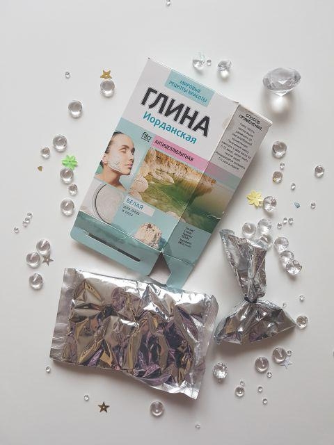 Fitokosmetik Glinka do twarzy i ciała, Biała, Jordańska, Antycelluitowa