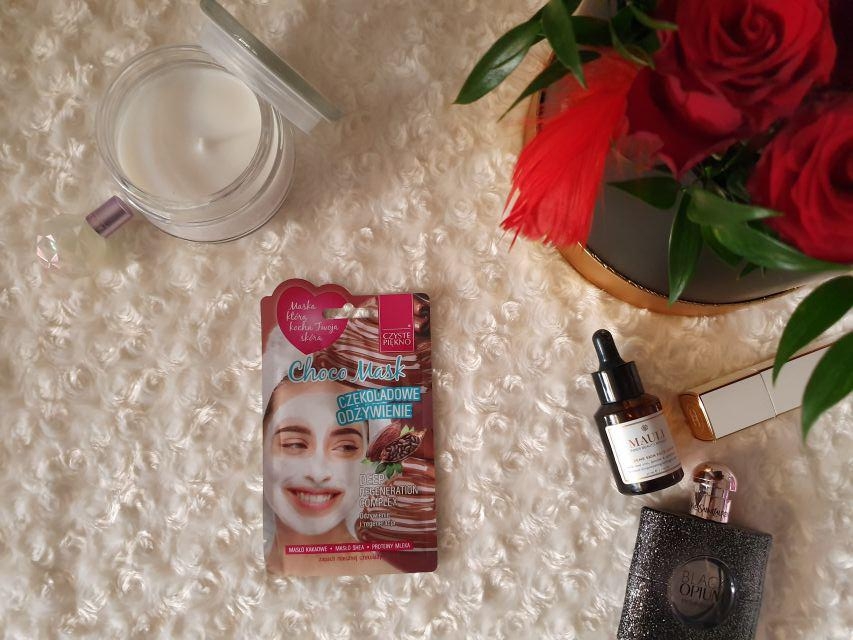 Czyste Piękno Choco Mask czekoladowe odżywienie . Maska jogurtowo - czekoladowa , Odżywienie i regeneracja.  