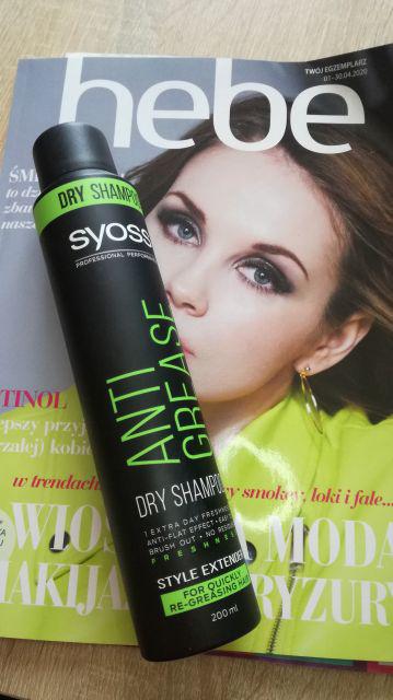 Syoss Professional Performance, Suchy szampon do włosów, Anti Grease Dry Shampoo