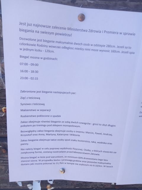 Koronawirus - zbiór przemyśleń w świetle ostatnich wydarzeń