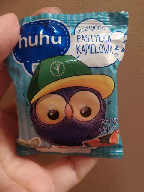 Marba Cosmetics Pastylka do kąpieli, Musująca, HUHU, Papaja