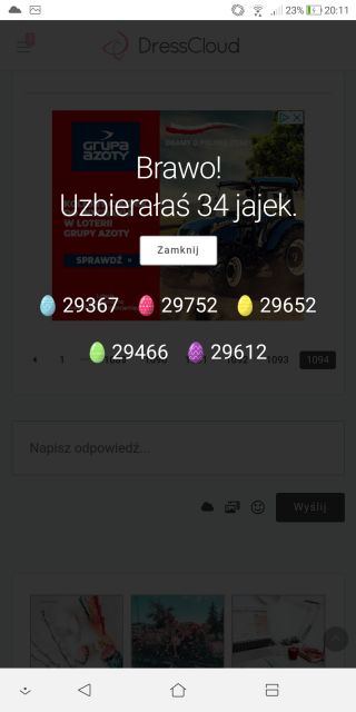 Zbieramy jajka - Wielkanoc 2020