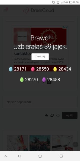 Zbieramy jajka - Wielkanoc 2020