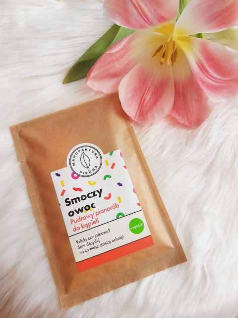 Marba Cosmetics Manufaktura Piękna, Pudrowy pianorób do kąpieli, Smoczy owoc