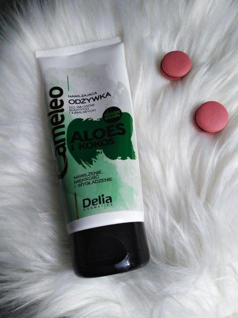 Delia Cameleo, Odżywka do włosów, Nawilżająca, Aloes i Kokos, Do suchych i łamliwych włosów,