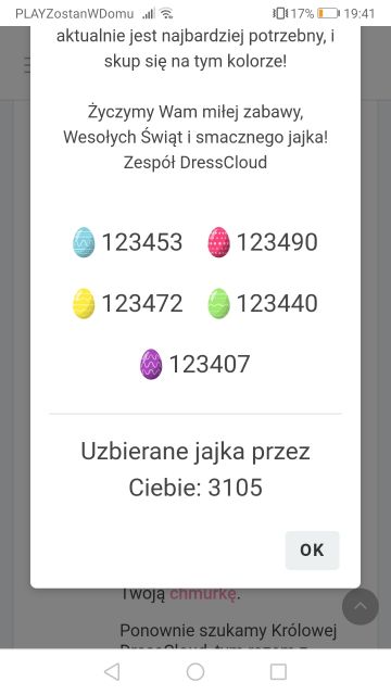 Zbieramy jajka - Wielkanoc 2020