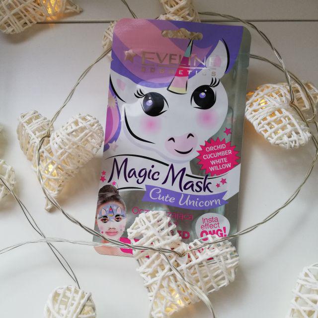 Eveline Cosmetics Magic mask Cute unicorn.  Maseczka  oczyszczająca 