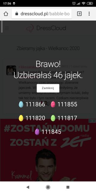 Zbieramy jajka - Wielkanoc 2020