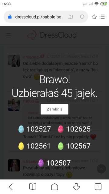 Zbieramy jajka - Wielkanoc 2020