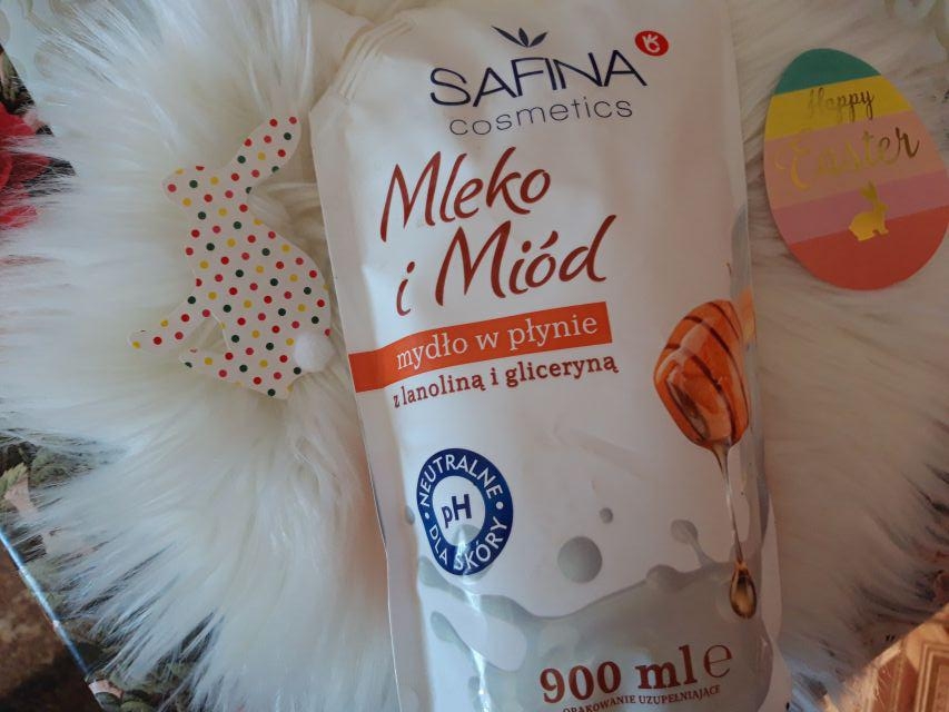 Safina Mydło w płynie, Mleko i miód, Z lanoliną i gliceryną