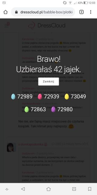 Zbieramy jajka - Wielkanoc 2020