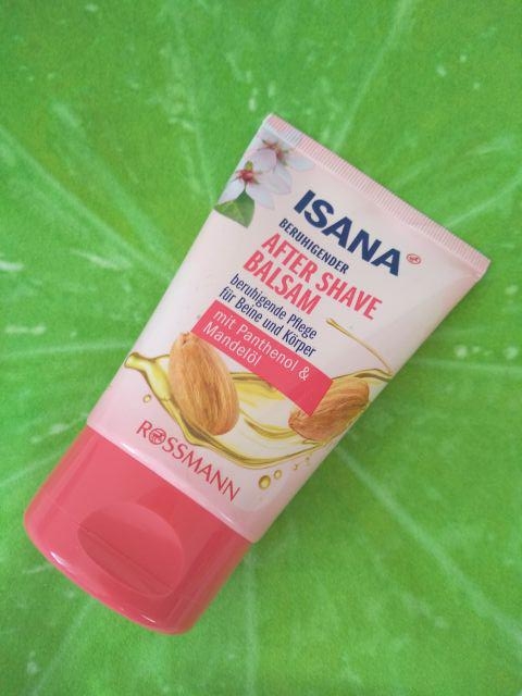 Isana Balsam po depilacji, Kojący, Pantenol i olej migdałowy