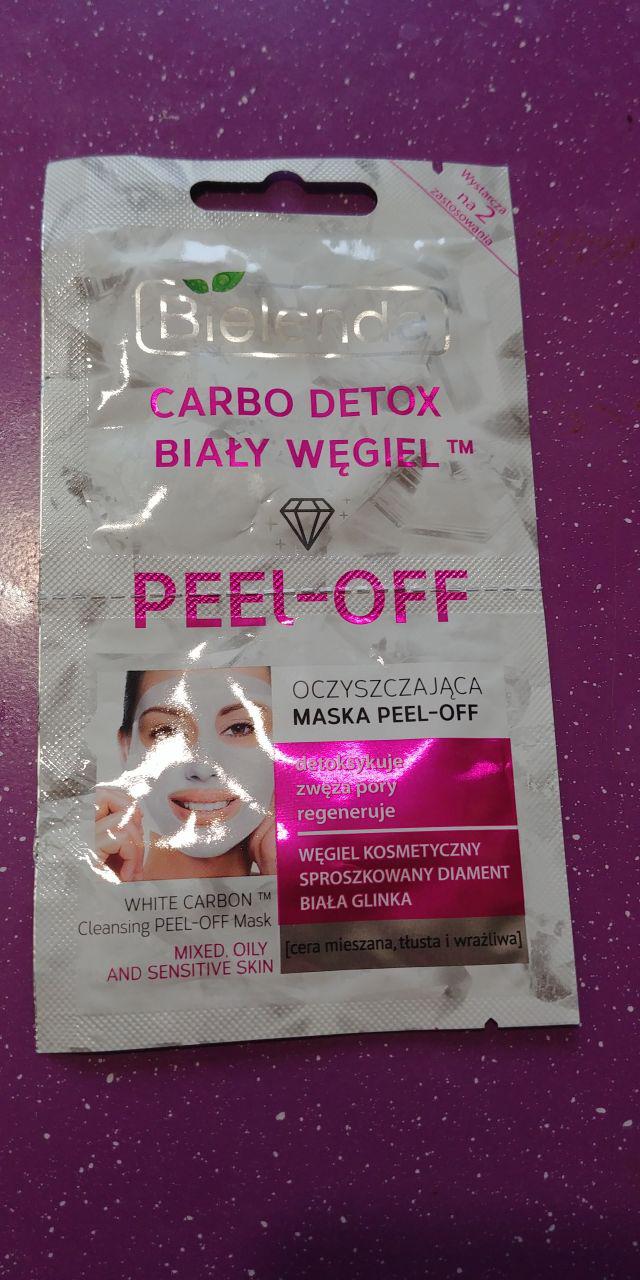 Bielenda Carbo Detox, Biały Węgiel, Maseczka do twarzy, Oczyszczająca, Peel-off