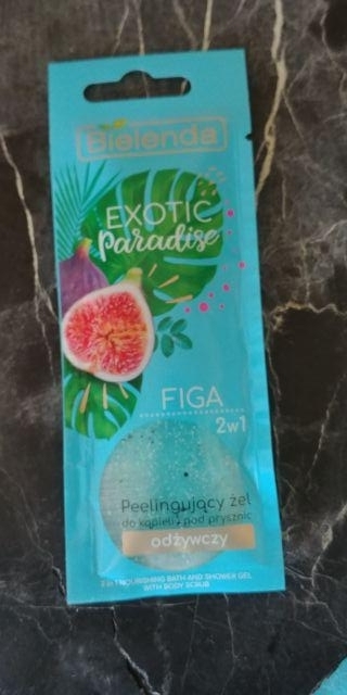 Bielenda Exotic Paradise, Peelingujący żel do kąpieli i pod prysznic, Figa