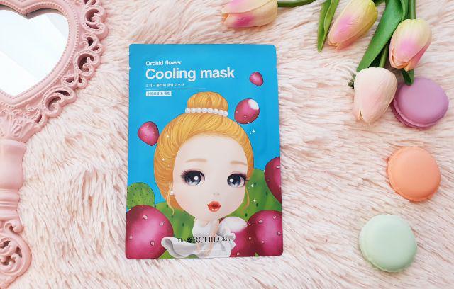 The Orchid Skin Maska w płacie, Orchid Flower, Cooling Mask