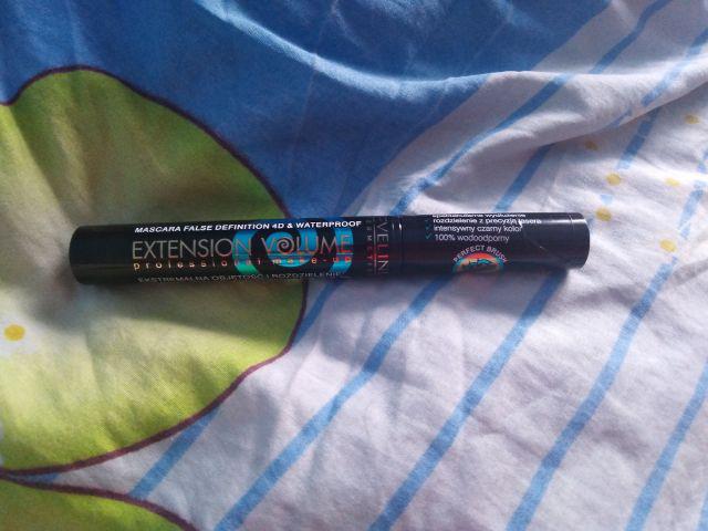 Eveline EXTENSION VOLUME Tusz do rzęs wodoodporny