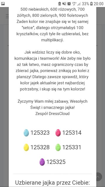 Zbieramy jajka - Wielkanoc 2020