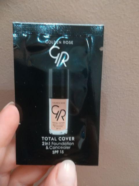 Golden Rose Total Cover 2in1 Foundation & Concealer, Podkład do twarzy i korektor, nr 05 Cool Sand