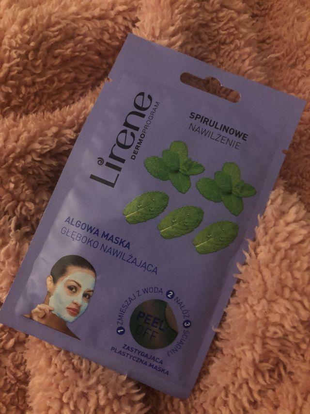 Lirene Dermoprogram, Maseczka do twarzy, Peel Off, Spirulinowe nawilżenie, Algowa, głęboko nawilżająca