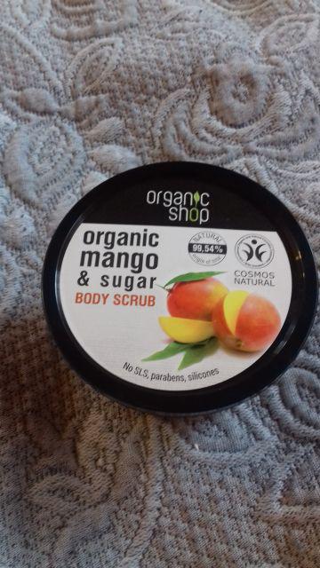 Organic Shop Peeling do ciała, Cukrowy, Mango