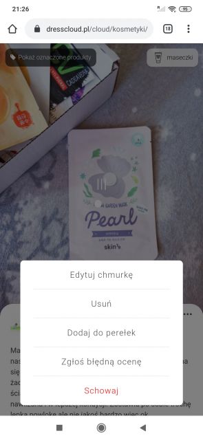 Archiwizowanie chmurek