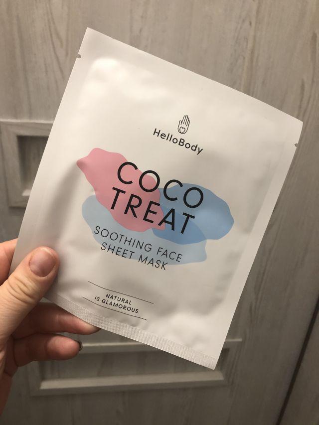 Hello Body Maska do twarzy, Kojąca, Coco Treat 