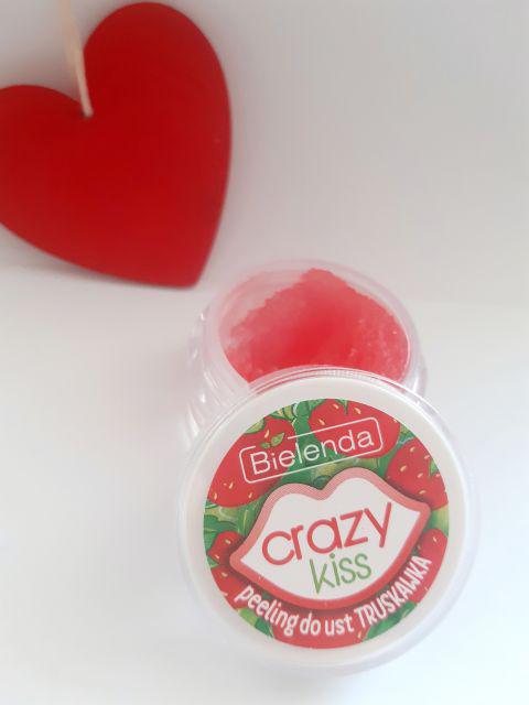 Bielenda Crazy Kiss, Peeling do ust, Truskawka