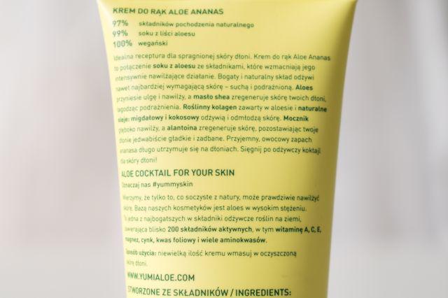 Yumi Krem do rąk, Aloe Ananas