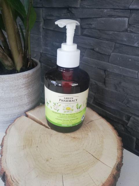 Green Pharmacy Żel do mycia twarzy, Delikatny, Zielona herbata