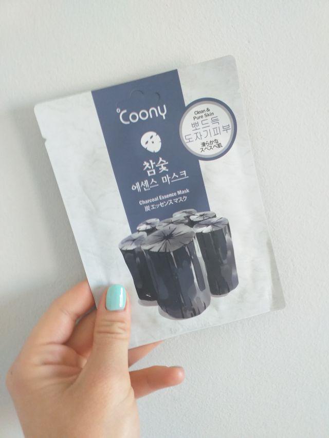 Coony Maseczka w płachcie, charcoal oczyszczająca 