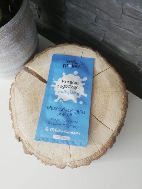 Selfie Project Kuracja Łagodząca Milky Way, Maseczka peel-off, Kojąca, Mleko owsiane
