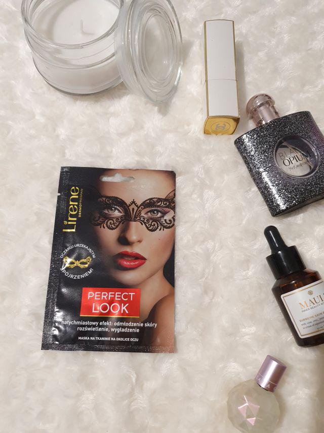 Lirene Perfect Look, Maska na tkaninie na okolice oczu, Natychmiastowy efekt, Odmłodzenie skóry, rozświetlenie, wygładzenie