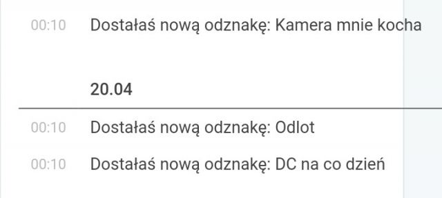 Odznaki DC lista