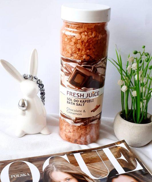 Fresh Juice Sól do kąpieli,Chocolate & Cinnamon