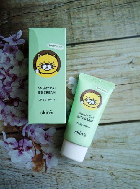 SKIN 79 Krem BB, Angry Cat, Animal BB Cream, Soothing 50+ PA+++, Petal Beige