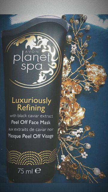 Avon Planet Spa, Luxuriously Refining, Maseczka do twarzy peel off, Ekstrakt z kawioru