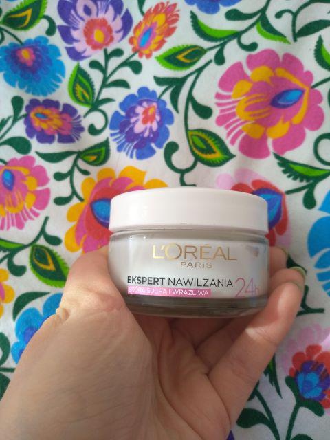 L'Oréal Ekspert Nawilżenia, Krem do twarzy, Nawilżający, Na dzień, Skóra sucha i wrażliwa