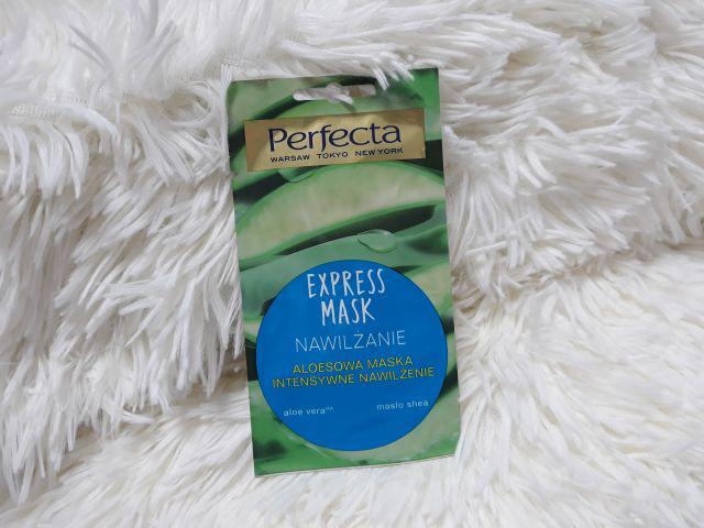 Perfecta Express Mask, Nawilżanie, Aloesowa maseczka do twarzy