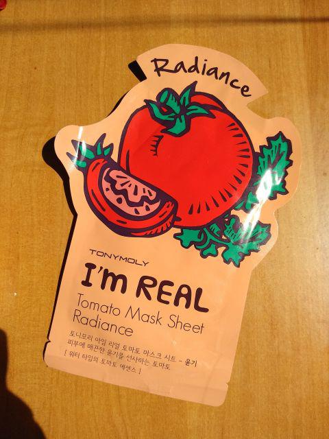 Tony Moly I'm Real, Tomato Mask Sheet, Maska do twarzy w płacie