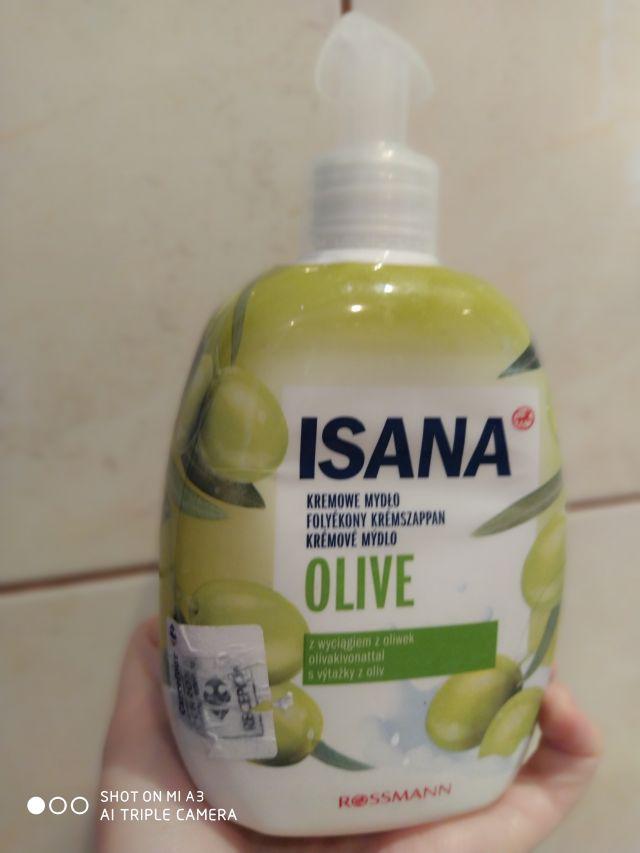 Isana Mydło do rąk w płynie, Olive