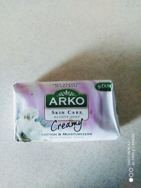 Arko Creamy, Mydło w kostce, Cotton & Moisturizers