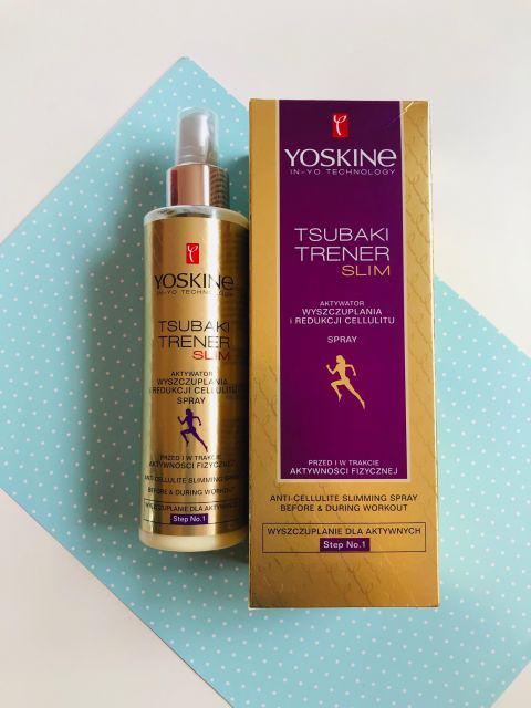 Yoskine YOSKINE TSUBAKI TRENER SLIM, aktywator wyszczuplenia i redukcji cellulitu w sprayu