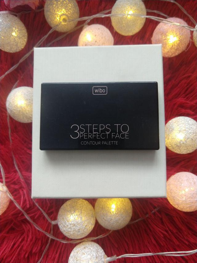 Wibo 3 Steps to Perfect Face, Paleta do konturowania twarzy, Light
