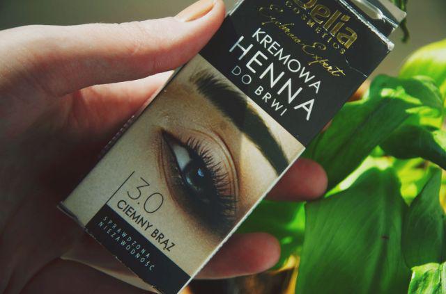 Delia Henna do brwi, Kremowa, nr 3.0 Ciemny brąz
