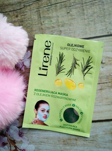 Lirene Dermoprogram, Maseczka do twarzy, Peel Off, Olejkowe super odżywienie, Regenerująca z olejkiem rozmarynowym