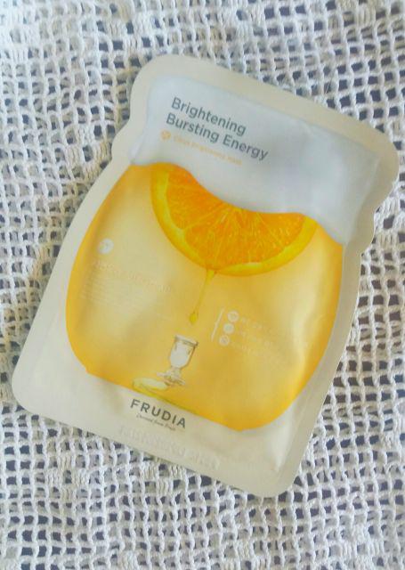 Frudia Maska do twarzy w płacie, Brightening Bursting Energy, Citrus Brightening Mask
