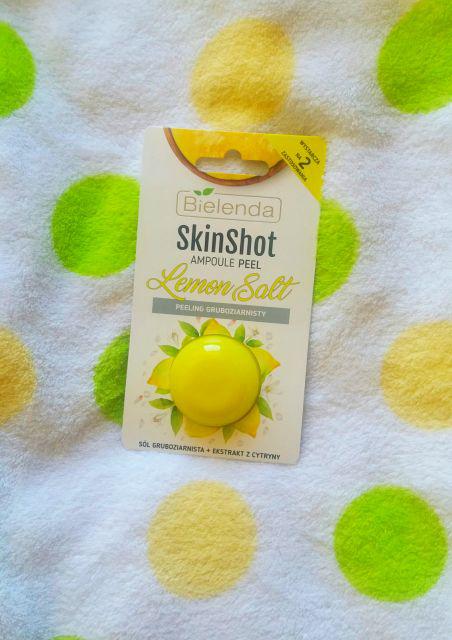 Bielenda Skin Shot, Ampoule Peel, Peeling gruboziarnisty, Lemon Salt