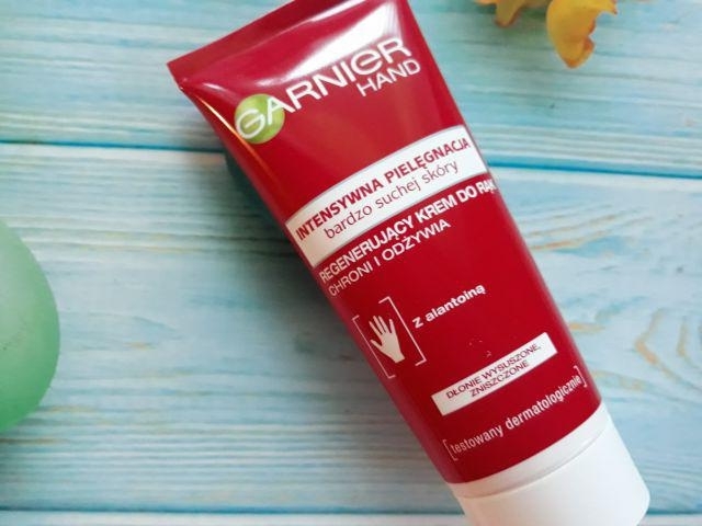 Garnier Hand, Krem do rąk, Intensywna pielęgnacja bardzo suchej skóry, Z alantoiną