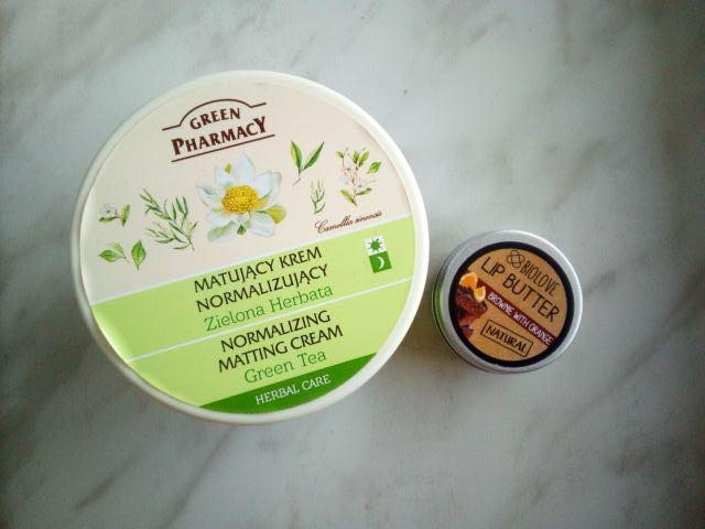 Green Pharmacy Krem do twarzy, Matujący, Normalizujący, Zielona herbata